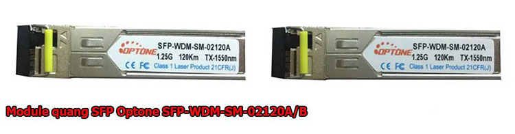 Module quang SFP 1 sợi singlemode 20km Optone SFP-WDM-SM-0120BD