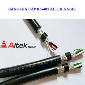 Bảng báo giá dây tín hiệu chống nhiễu chuẩn RS485 hiệu Altek Kabel