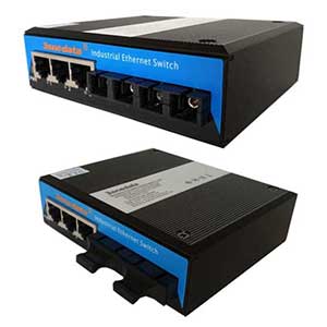 Switch mạng công nghiệp 3 cổng LAN + 2 cổng quang SFP - IES215-2F 3Onedata