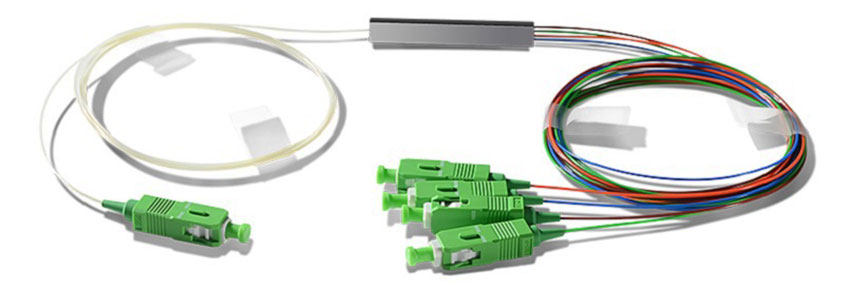 Bộ chia quang 1 ra 4 Optical Splitter PLC Mini Type
