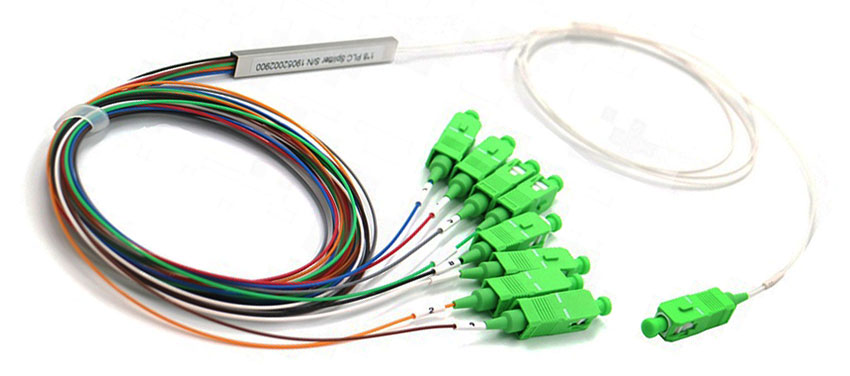Bộ chia quang 1 ra 8 Optical Splitter PLC Mini Type