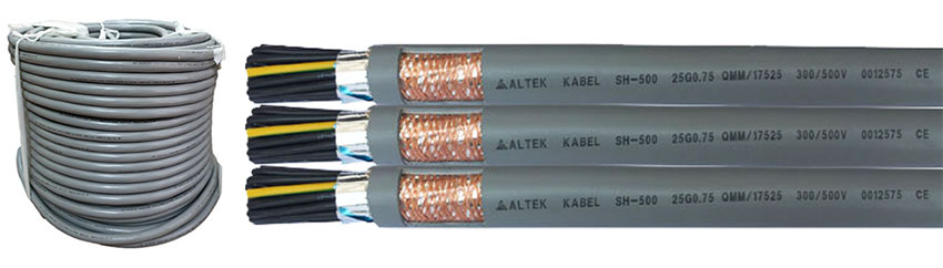 Cáp điều khiển Altek Kabel 25 x 0.75mm2 có lưới chống nhiễu